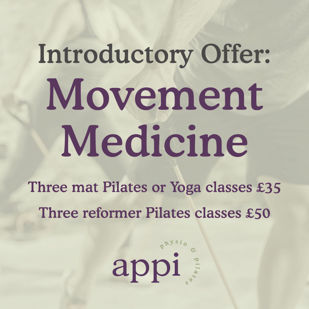 Introductory offer - movement medicine