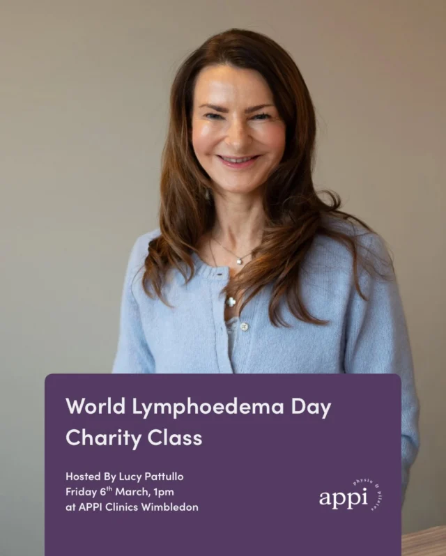 Lymphatic Flow Reset Charity Mat Class 🌿

In support of World Lymphoedema Day

Join us for a special charity class dedicated to raising awareness and supporting those affected by lymphoedema and issues effecting lymph flow 💙

This gentle yet effective mat session is designed to stimulate and support healthy lymphatic flow, circulation, and mobility through targeted, lymphatic-focused Pilates movements.

✨ What to expect:
• Focused breathing techniques to activate natural drainage pathways
• Controlled, mindful movements to encourage lymphatic return
• Exercises to help reduce feelings of heaviness and swelling
• A class designed to leave you feeling lighter, energised, and restored

This session is open to everyone and suitable for all levels, including those living with at risk of lymphoedema and anyone facing lymphatic health challenges. 

All donations will go to the Lymphoedema Support Network @lsn_uk  to help fund support, education, and advocacy.

Move with purpose. Breathe with intention. Support an important cause.

📅 Friday March 6th, 1 - 2pm
📍 APPI clinics, 1 Thornton Rd Wimbledon 
💙 Cost: £10 all proceeds to the Lymphoedema Support Network
⬆️ Booking link in bio

Tag a friend, share the love, and let’s flow together for a meaningful cause.

#appiclinics #lymphoedema #lymphoedemasupportnetwork #exerciseandcancer #futuredreams