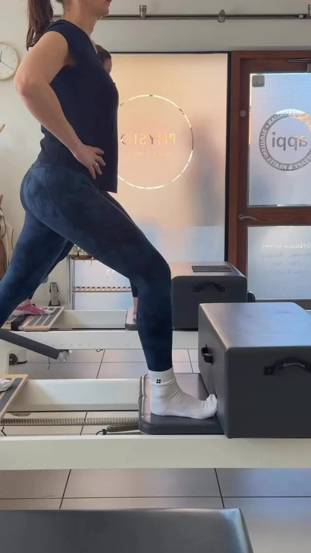 🤍 A glimpse into Melanie Bryant’s Dynamic Reformer class.

Designed for those looking to take their Pilates practice to the next level, this fast-paced and challenging class combines powerful sequences, flowing transitions, and precision-based movement to build strength, control, and endurance.

Expect your core to be challenged, your whole body to be worked, and your confidence on the Reformer to grow.

Join Mel every Wednesday:
🕛 12:00pm – 12:55pm

📍 APPI Clinics Wimbledon

Perfect for intermediate to advanced clients who are ready to move with intensity and control.

Tap the link in our bio to book your class.

#APPIClinics #DynamicReformer #ReformerPilates #PilatesPractice PilatesStrength