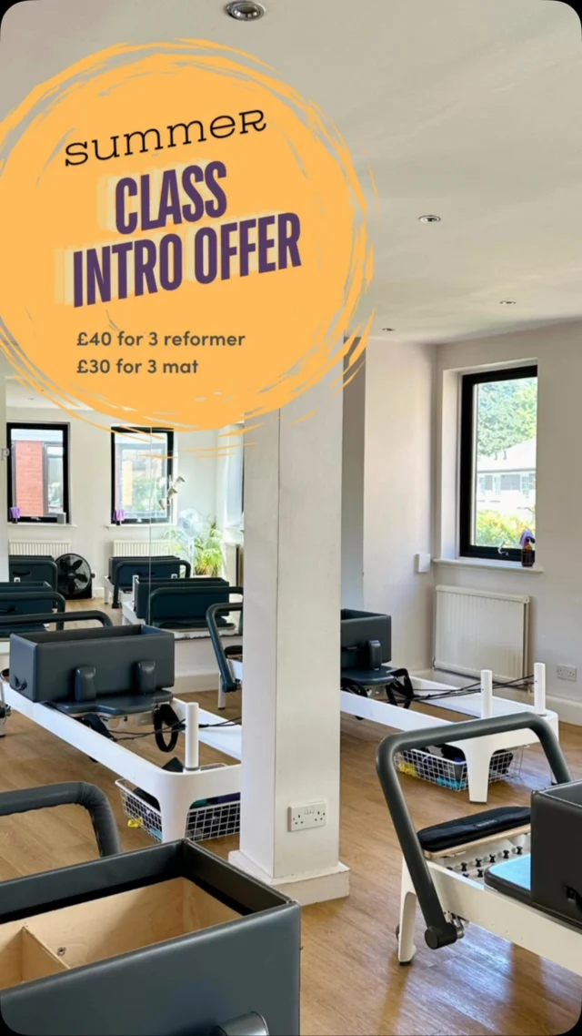 Your Summer Starts Here! ☀️

Thinking about trying Reformer or Mat Pilates? There’s never been a better time to get started!

For a limited time only, our Summer Intro Offer is here, making it even easier to experience our expert teaching, friendly community, and welcoming studios.

✨ 3 Reformer classes for just £40
That’s only £13.33 per class!

✨ 3 Mat classes for just £30 (Wimbledon only)

📅 Available from 1st July – 31st August

Whether you’re completely new to Pilates or returning after a break, we’ll meet you where you are and help you get where you want to be. Our experienced instructors are passionate about helping every client build strength, confidence and move better—whatever your starting point.

Come and discover why so many people call our studio their happy place. 💙

👉 booking link to claim your Summer Intro Offer today in bio. Or tag or share this with a friend who you’ve been meaning to bring along!

Offer valid for new clients only. Intro packs are valid for 14 days from the date of purchase.

#appiclinics #wimbledonvillage #hampsteadheath #reformerpilates #matpilates