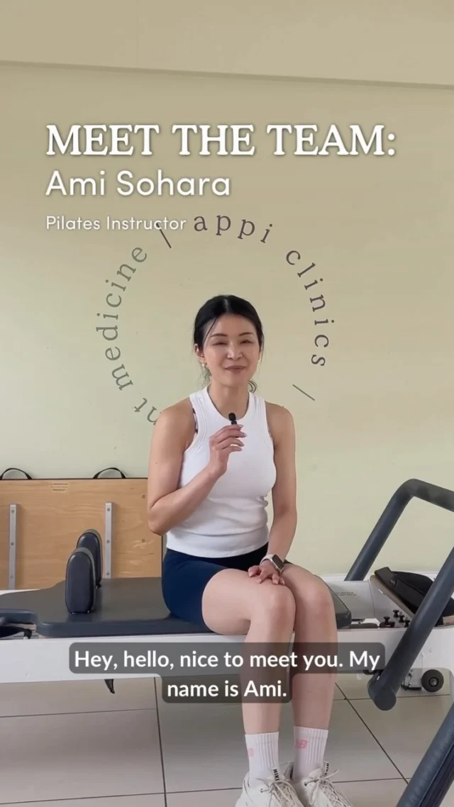 ✨ Meet the Team ✨

Meet Ami Sohara, one of our Pilates Instructors at APPI Clinics.

With a background in movement, rehabilitation and Pilates, Ami takes a personalised approach to help clients build strength, improve mobility and feel more confident in their bodies.

From beginners to those returning from injury, Ami is passionate about helping every client move better and feel stronger. 💙

#APPIClinics #MeetTheTeam #PilatesInstructor #Pilates #PilatesLondon
